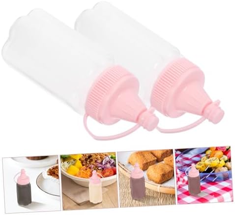 Zerodeko Squeeze Bottles Set of 4 for Condiments