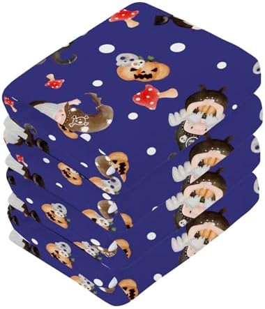 Halloween Gnome Washcloth Set 2-Piece