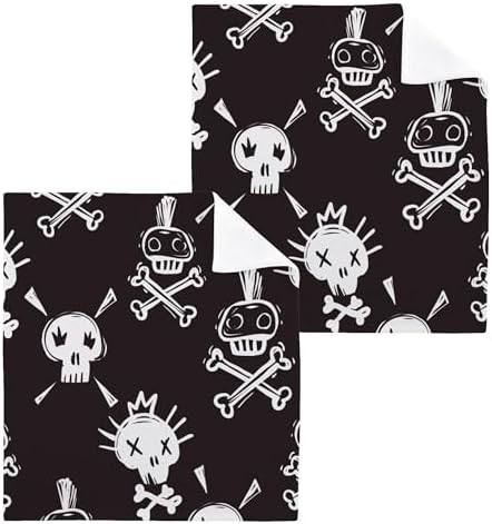 Halloween Spooky Washcloth Set for Faces Hands