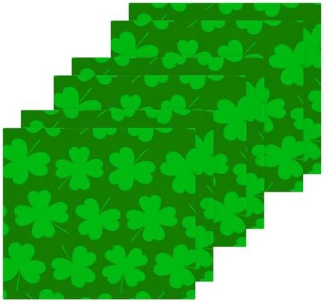 St Patricks Day Clover - 2-Pack _soft Cotton Baby Face Towels Reusable Durable