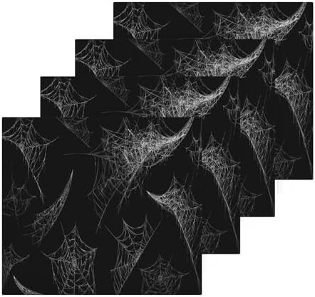Halloween Spider Web Washcloth Set