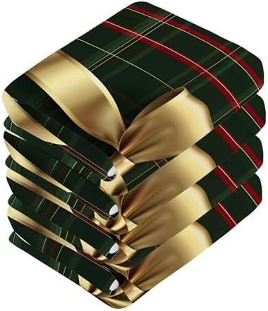 Xigua Golden Ribbon Bow Washcloths Set of 2 1