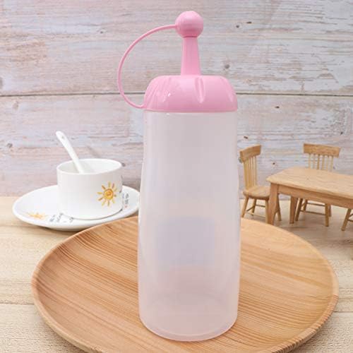 Zerodeko 440ml Salad Dressing Squeeze Bottles with Easy-close Lid