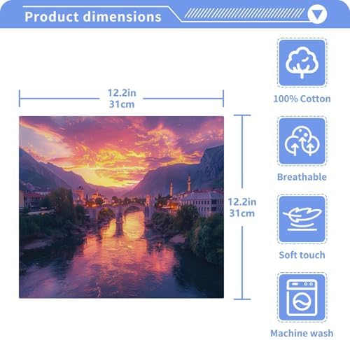 Beautiful Scenery Washcloth 2-Pack