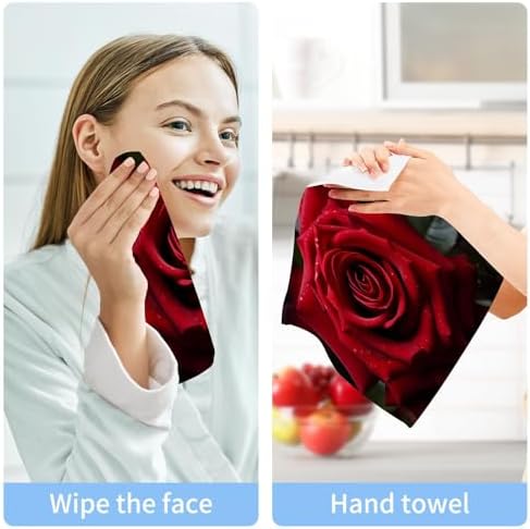 Perfect Rose Washcloth 2-Pack for Washroom Beyond