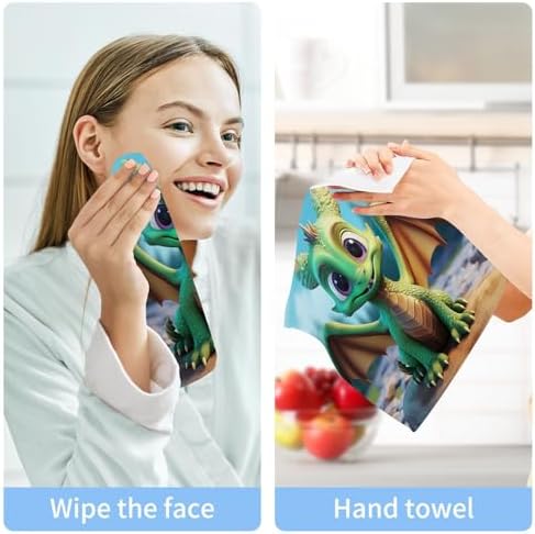Cute Dragon Washcloth 2 Pack