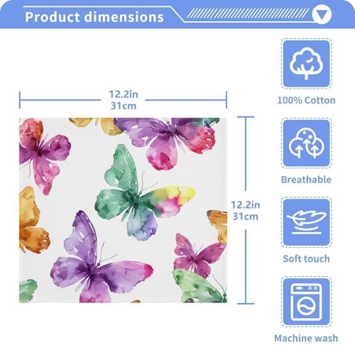 Butterfly Washcloth 2-Pack
