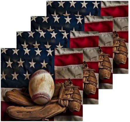 Baseball Washcloth Set for Babies and Kids 2-Pack