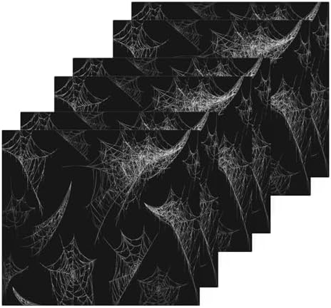 Halloween Spider Web Washcloth Set