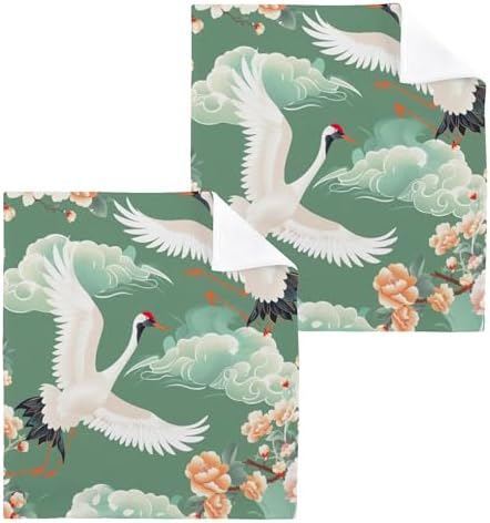 Sturdy Cranes Flying Washcloth Set