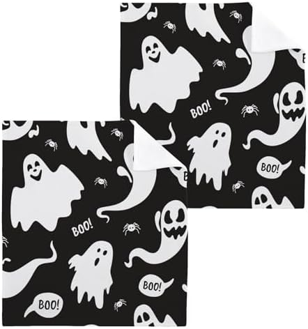 Halloween Ghost Washcloths 2-Pack