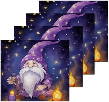 Cute Gnome Washcloth 2-Pack Soft Reusable Absorbent Face Towels