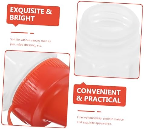 Hoement Reusable Condiment Squeeze Bottles