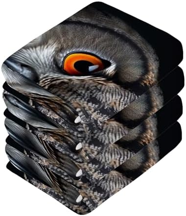 Owl Washcloth Set - 2-Pack for Washroom Use