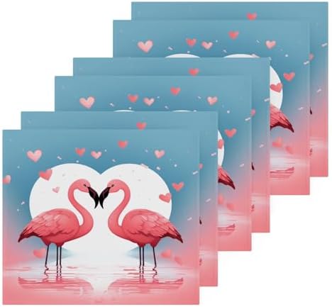 Flamingo Washcloths 2 Pack Soft Absorbent Cotton Bath Towels