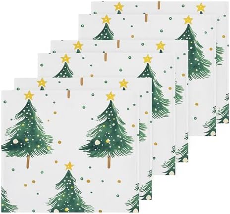Stunning Christmas Tree Washcloth Set for Your Home and Travel