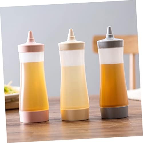 MAGICLULU 3 Pcs Reusable Squeeze Bottles for Condiments