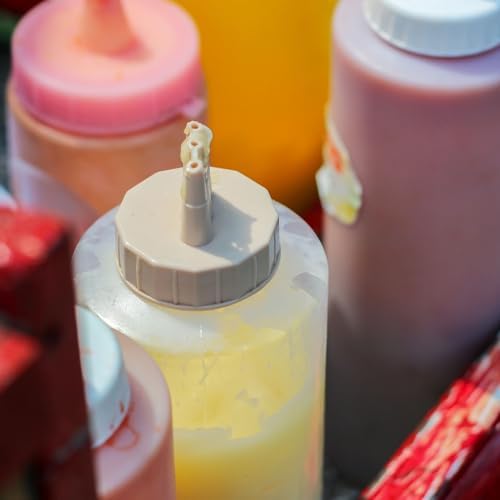 Flexible Plastic Squeeze Bottle for Condiments More