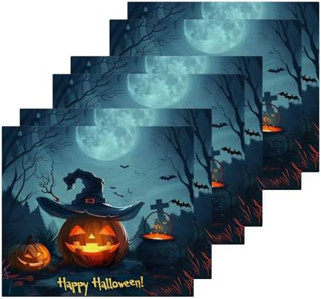 Halloween-Friendly pumpkin face towel 12x12-inch soft absorbent washable