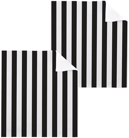 Stripes 2-Pack Highly Absorbent Soft Cotton Towels