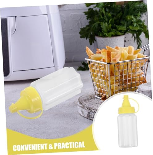 Zerodeko Squeeze Bottle Dispensing Condiments with Elegance