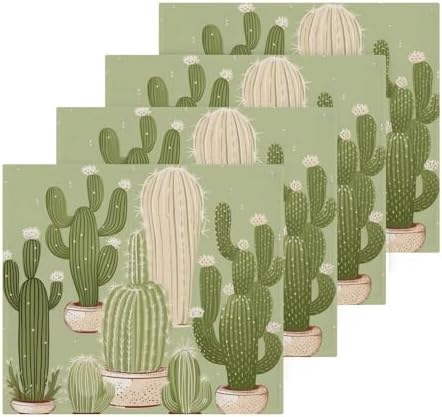 Cactus Washcloth 2-Pack Soft Reusable Bathteach Towels
