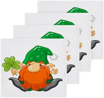 Yettasbin St Patricks Day Gnome Washcloth 2-Pack