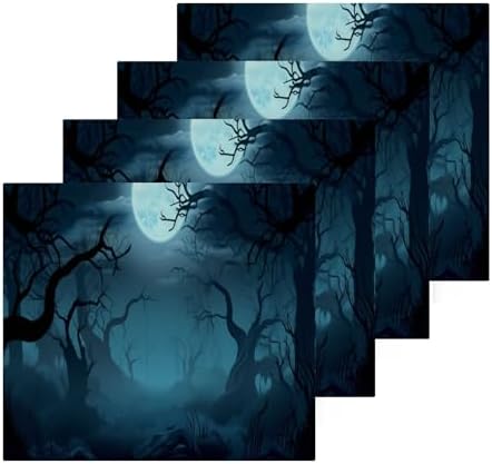 Scary Forest Washcloths 2-Pack Soft Reusable 12x12
