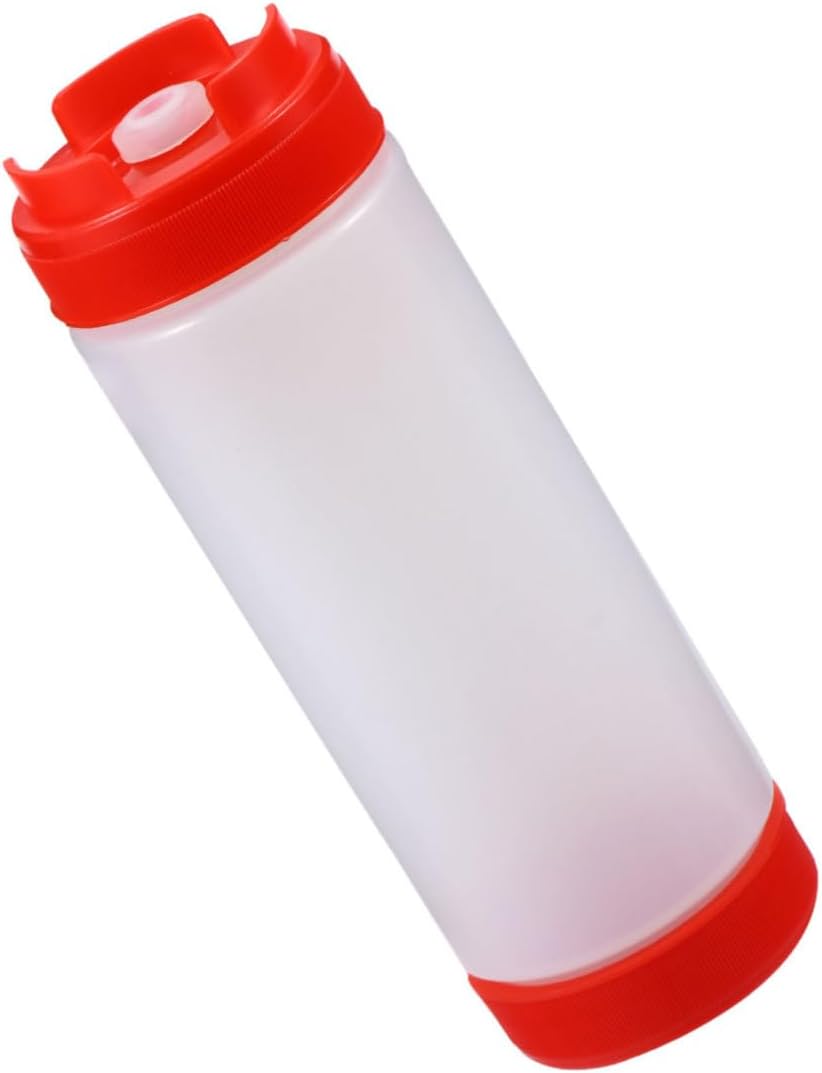DECHOUS Double Headed Squeeze Bottle for Ketchup and Salad Dressing 20oz