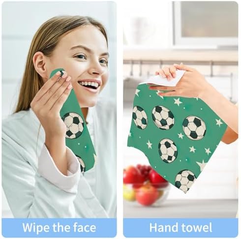 Soccer Stars Xigua Washcloths Set