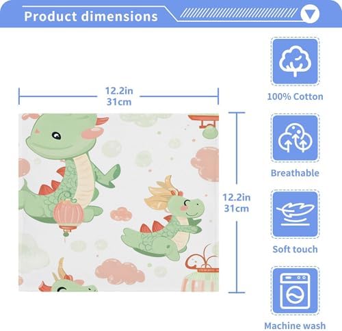 Fast Drying Cartoon Washcloth Set for Bathroom Kitchen