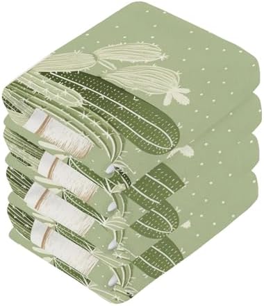Cactus Washcloth 2-Pack SoftReusable Cotton Face Towels
