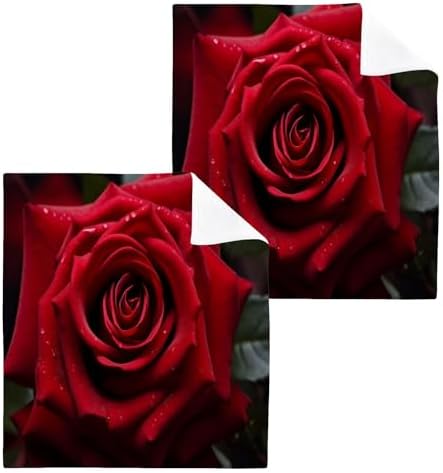 Perfect Rose Washcloth 2-Pack for Washroom Beyond