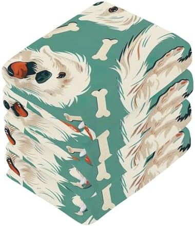 Xigua Super ABSORBENT Cute Dogs Bath Face Cloths