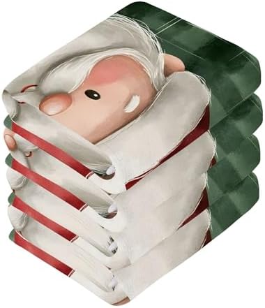 Xigua Santa Claus Washcloth Set 2-12 x 12