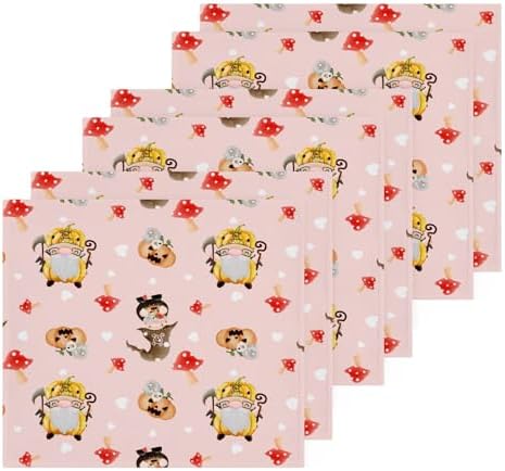 Halloween Gnome Washcloths - Soft Absorbent Reusable Face Towels