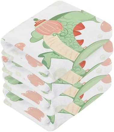 Fast Drying Cartoon Washcloth Set for Bathroom Kitchen