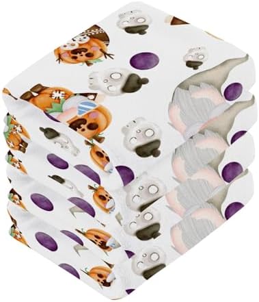 Yettasbin Halloween Gnome Washcloths 2 Pack
