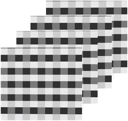 Soft buffalo plaid washcloths