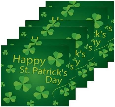St Patricks Day Shamrock Washcloth Set 2-Pack