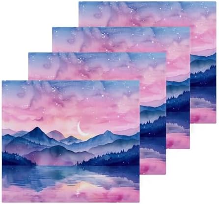 Discover the HuXiao Beauty Pink Mountain Washcloth Set