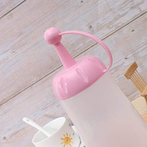 Zerodeko 440ml Salad Dressing Squeeze Bottles with Easy-close Lid