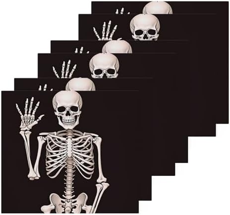 2-Pack Mini Skeleton Towels for Multi-Purpose Use