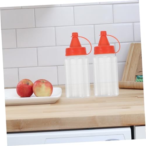 Hoement Reusable Condiment Squeeze Bottles
