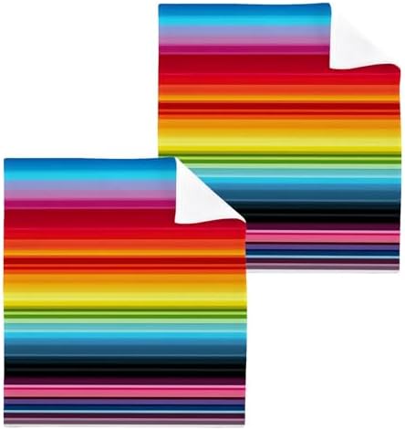 Mexican Stripes Soft Washcloth 2-Pack