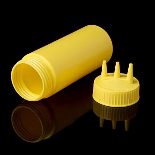 3 Hole Squeeze Bottle Condiment Dispenser