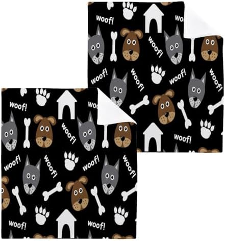 Quick ships premium dog paw washcloth reusable absorbent_INV007