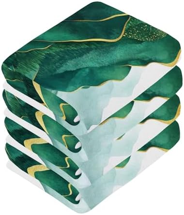 Xigua Green Mountains Washcloths Set of 2 12x12 Inch 1