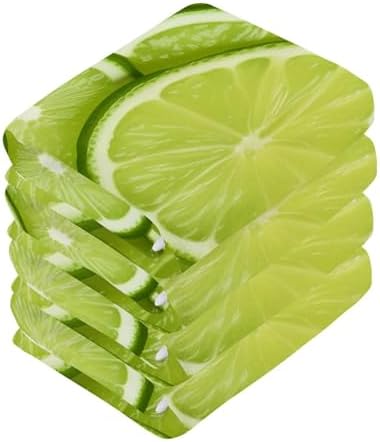 Soft Citrate lime Lemon Washcloth for Baby Adults Reusable Washable