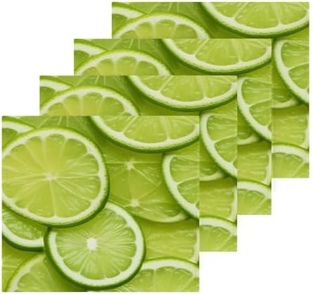 Soft Citrate lime Lemon Washcloth for Baby Adults Reusable Washable